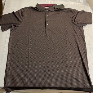 Mens Greyson Golf Polo XL Dream Weaver Print New